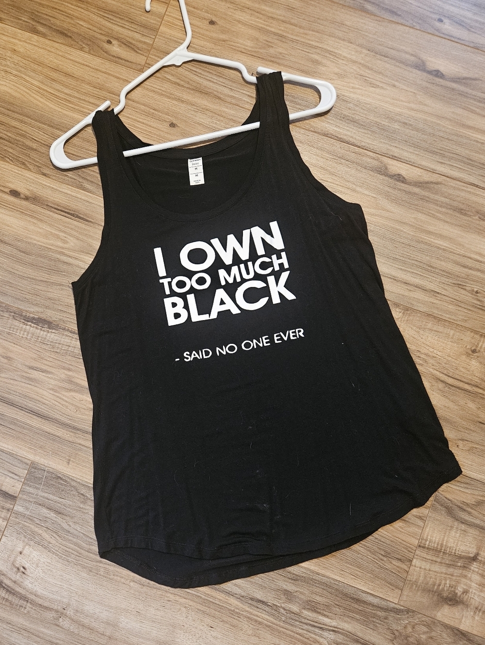 Old Navy Luxe Woman's black tank top size M